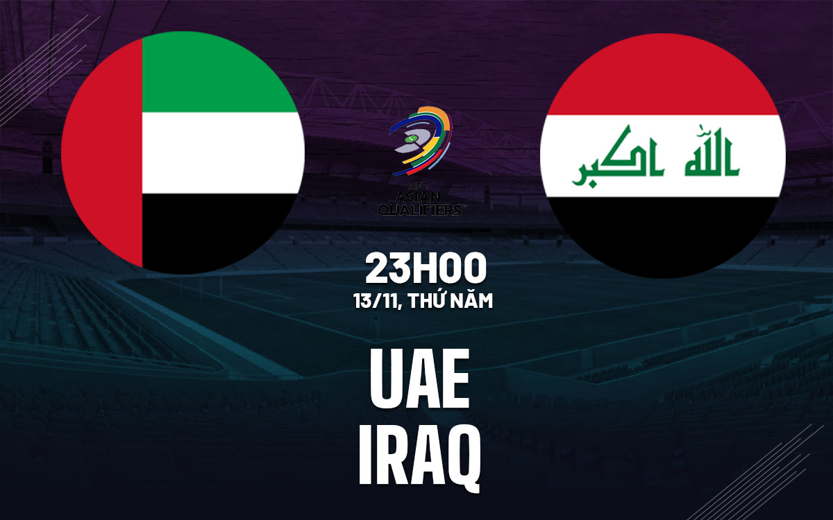 nhan dinh bong da du doan UAE vs Iraq vong loai world cup hom nay