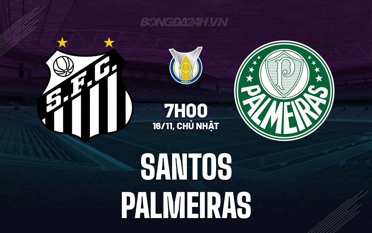 Santos vs Palmeiras Santos vs Palmeiras