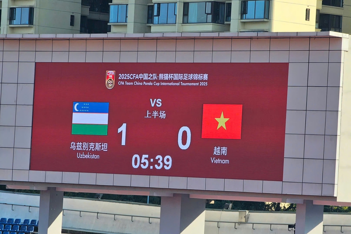 U23 Việt Nam thất bại trước đối thủ Uzbekistan 1