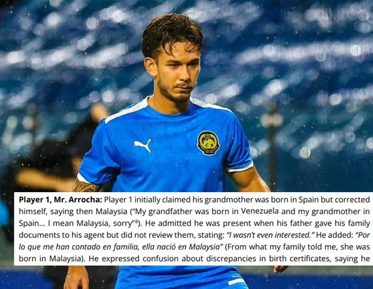 FIFA thêm bằng chứng vụ sai phạm của Malaysia từ câu nói của cầu thủ nhập tịch 1 FIFA thêm bằng chứng vụ sai phạm của Malaysia từ câu nói của cầu thủ nhập tịch 1