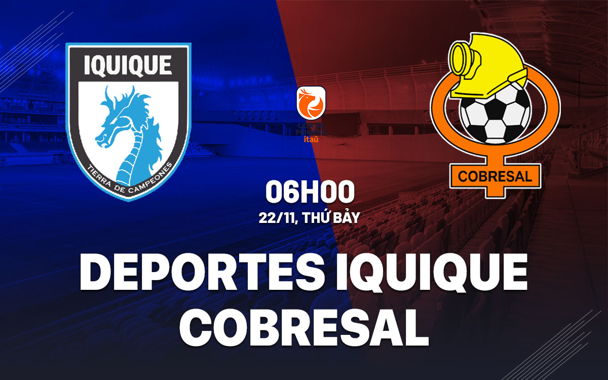 nhan dinh bong da du doan Deportes Iquique vs Cobresal vdqg chile hom nay