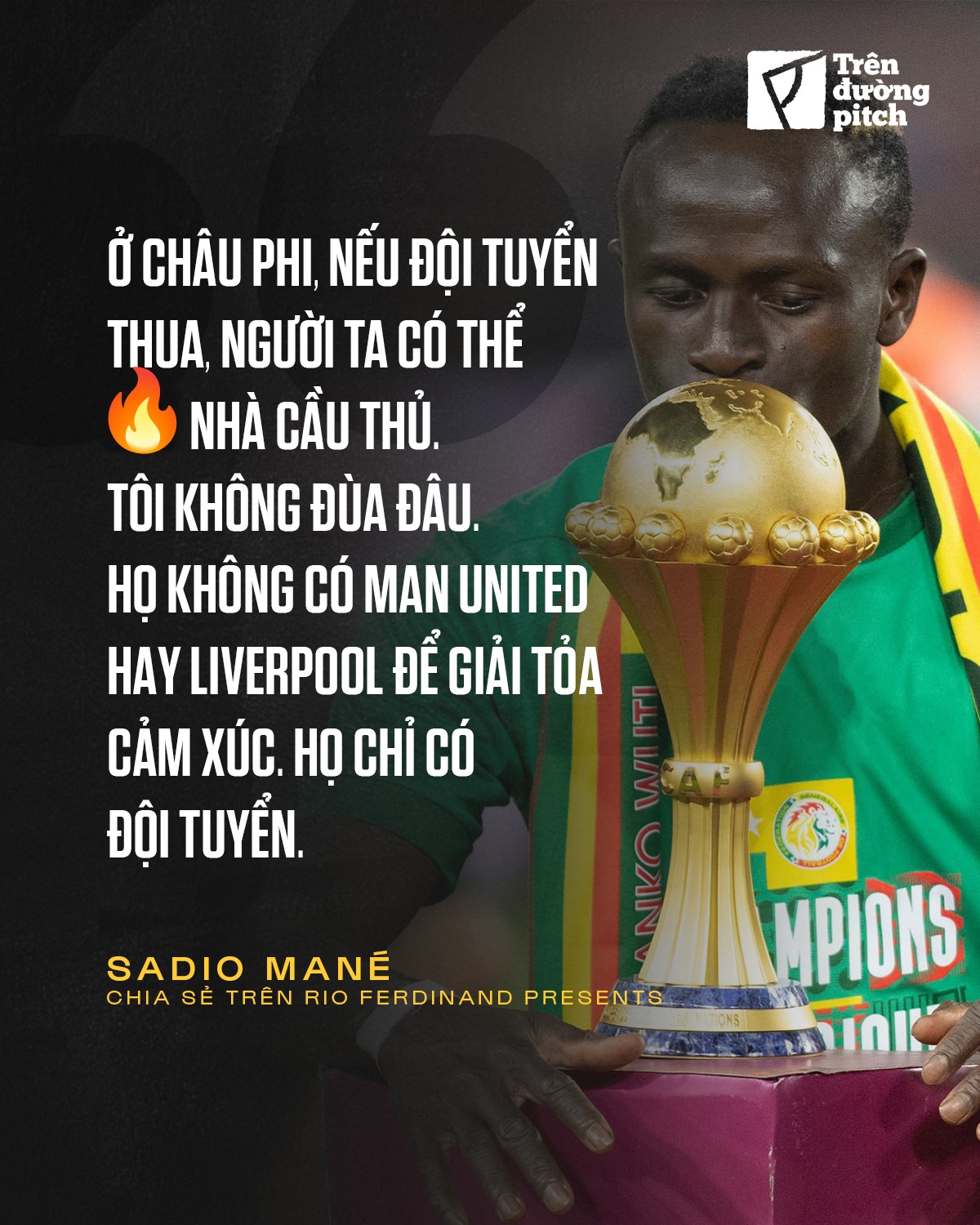 Sadio Mane Suốt CAN 2021, chưa đêm nào tôi ngủ hơn 5 tiếng 1