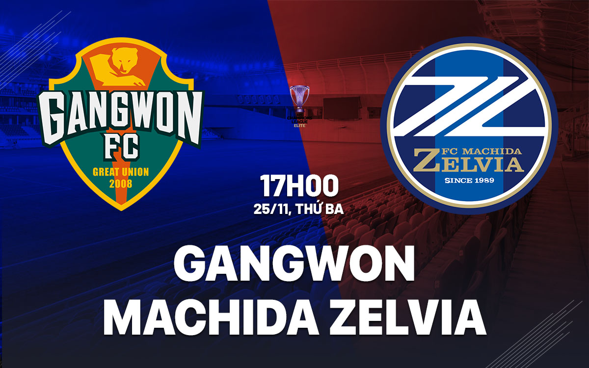nhan dinh bong da du doan Gangwon vs Machida Zelvia afc champions league elite hom nay