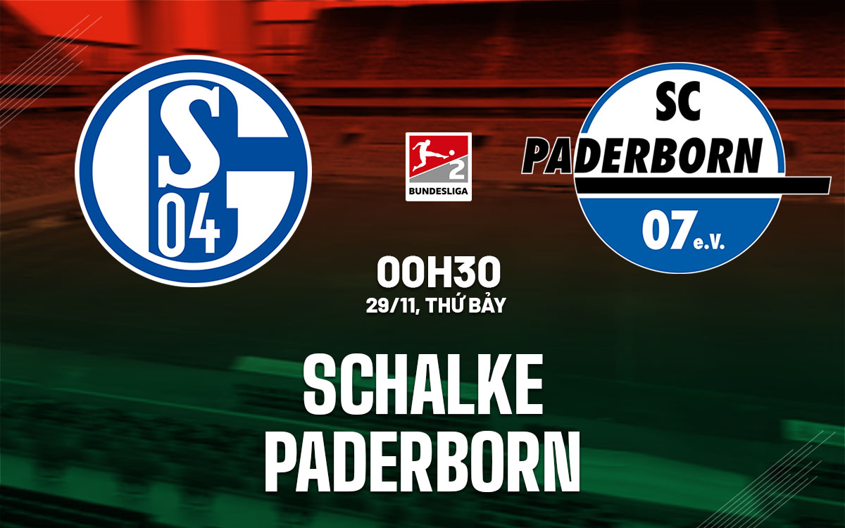 nhan dinh bong da du doan Schalke vs Paderborn hang 2 duc hom nay