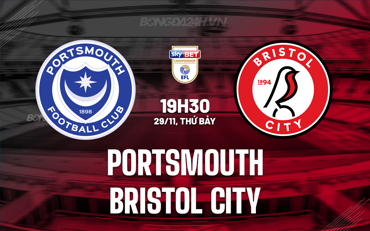 Portsmouth vs Bristol City Portsmouth vs Bristol City