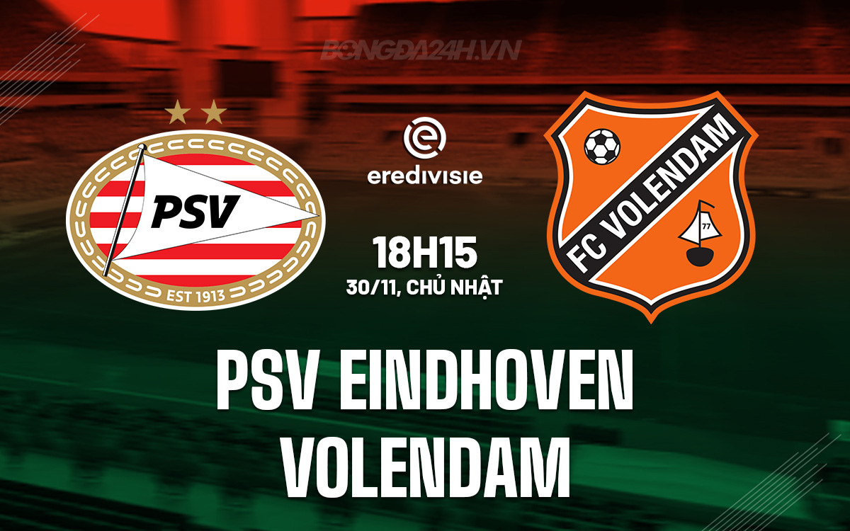 PSV Eindhoven vs Volendam