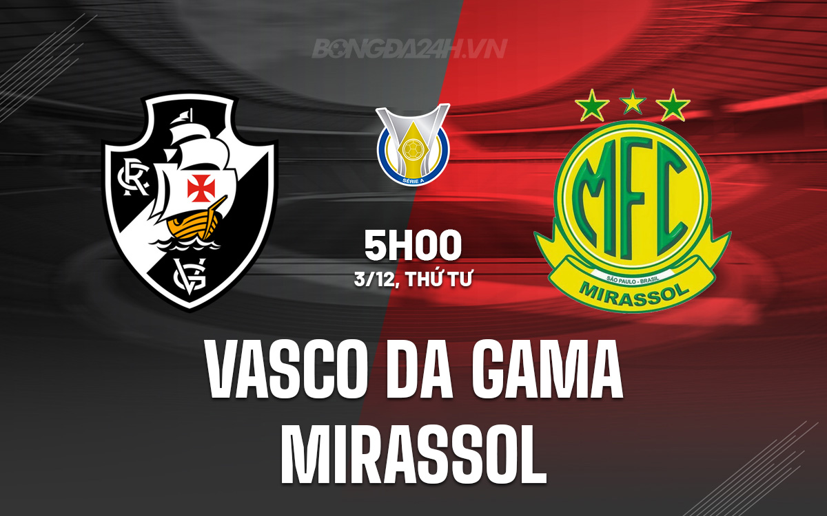 Vasco da Gama vs Mirassol