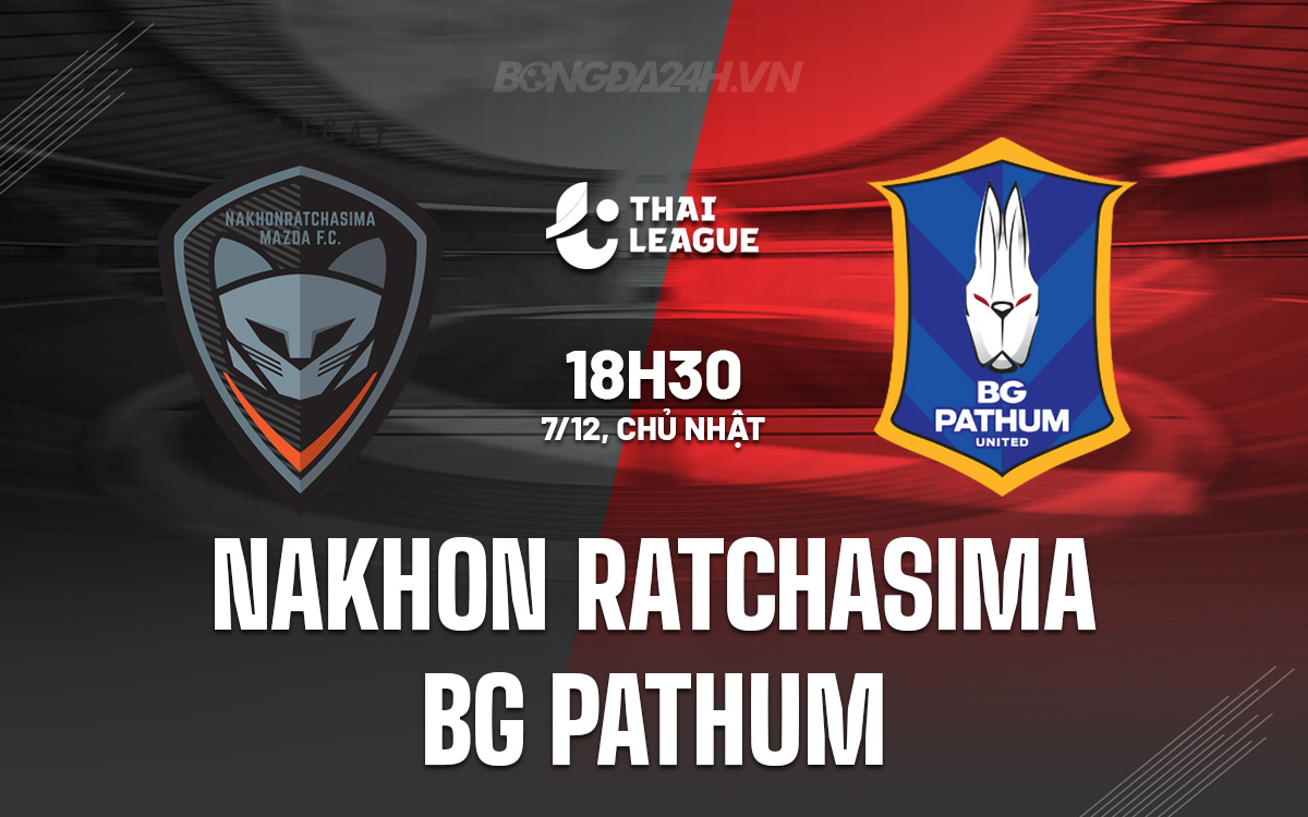 Nakhon Ratchasima vs BG Pathum Nakhon Ratchasima vs BG Pathum