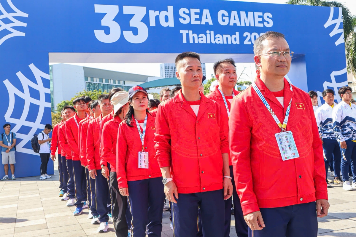 Lá cờ Việt Nam tung bay tại SEA Games 33 4