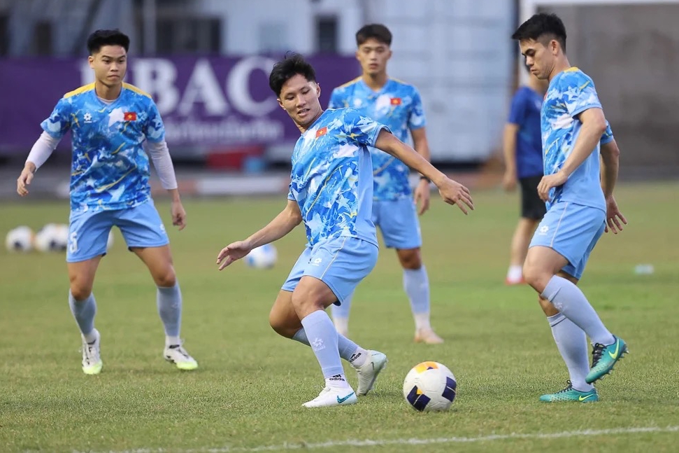 Em họ Công Phượng quyết không thủ hòa U22 Malaysia 1 Em họ Công Phượng quyết không thủ hòa U22 Malaysia 1