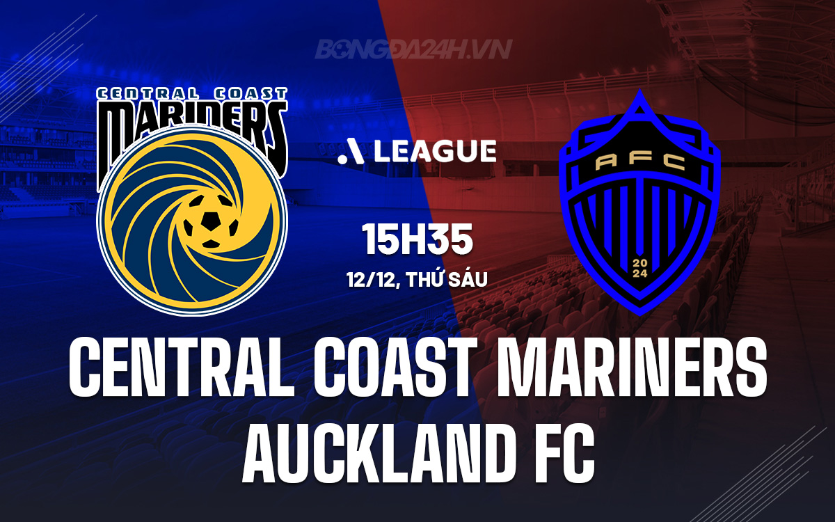 Central Coast Mariners vs Auckland FC