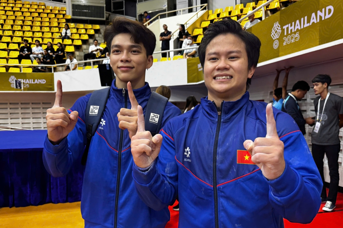 Nguyễn Văn Khánh Phong vô địch Vòng treo kỳ SEA Games thứ 2 liên tiếp Nguyen Van Khanh Phong vo dich Vong treo ky SEA Games thu 2 lien tiep