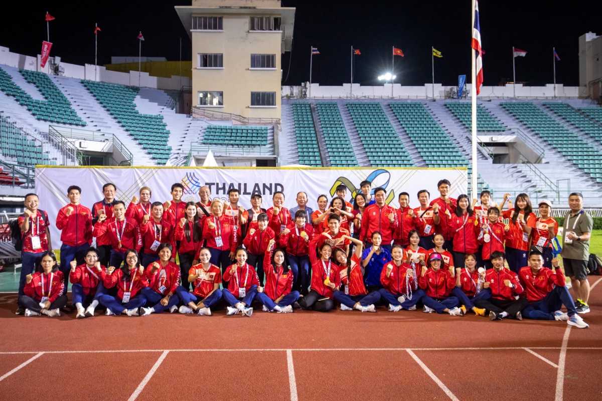 Điền kinh Việt Nam hoàn thành chỉ tiêu giành 12 HCV SEA Games 33 dien kinh Viet Nam hoan thanh chi tieu gianh 12 HCV SEA Games 33