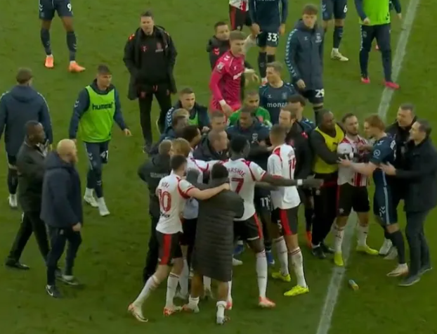 Frank Lampard gây ra cuộc ẩu đả lớn giữa Coventry và Southampton 1