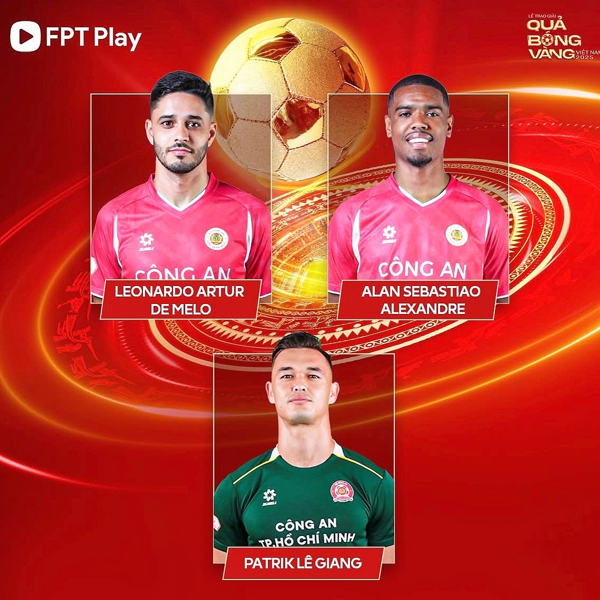 Ngoại binh CLB CAHN hào hứng khi được vinh danh tại Gala QBV Việt Nam 1