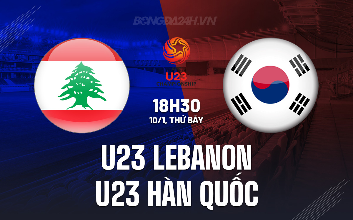 U23 Lebanon vs U23 Han Quoc