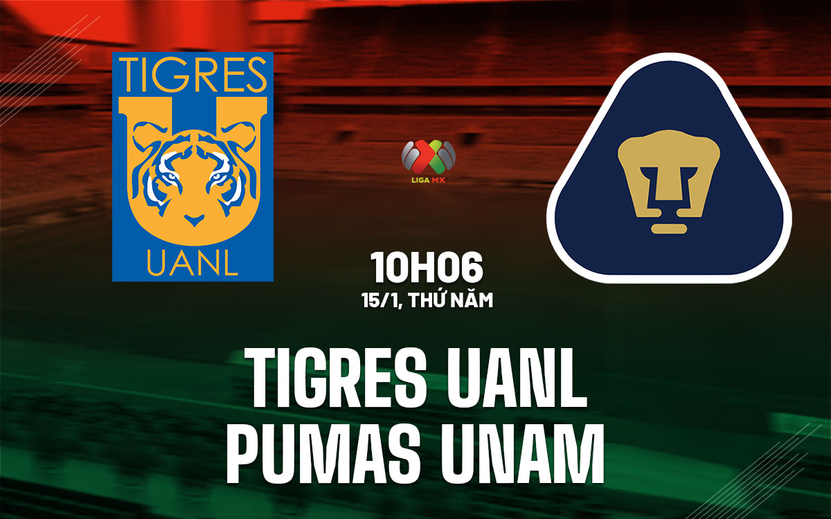 nhan dinh bong da du doan Tigres UANL vs Pumas UNAM vdqg mexico hom nay