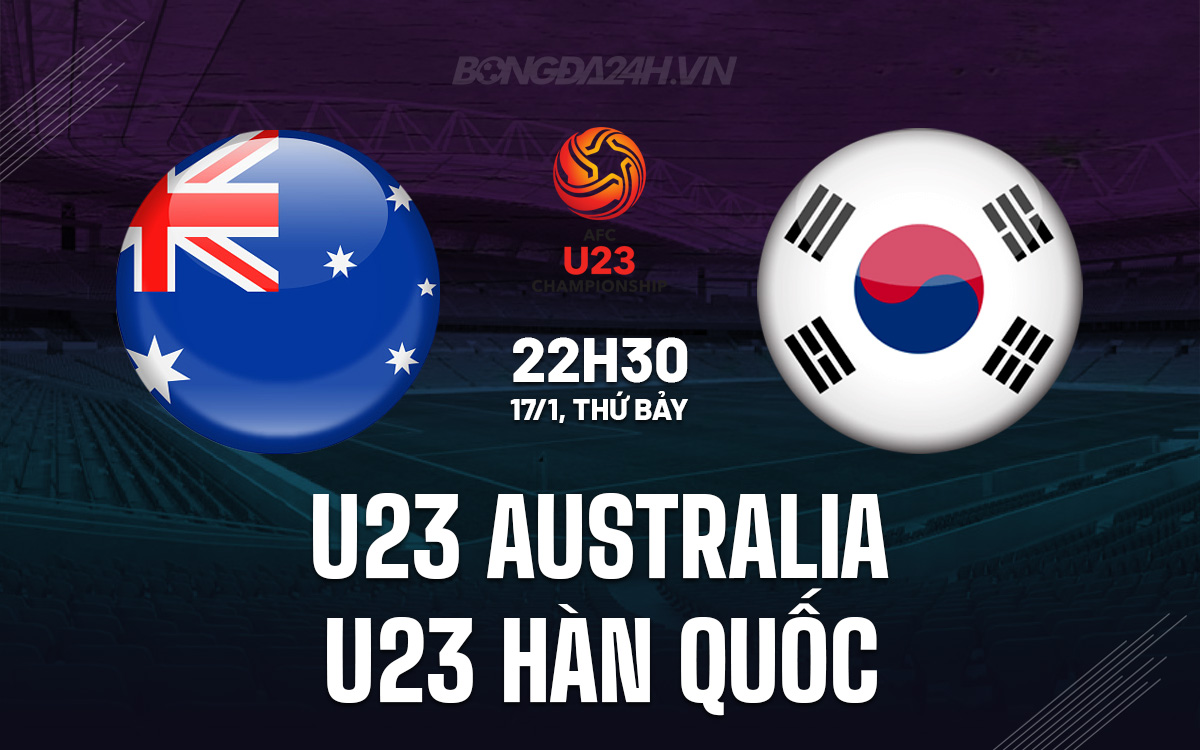 U23 Australia vs U23 Hàn Quốc U23 Australia vs U23 Han Quoc