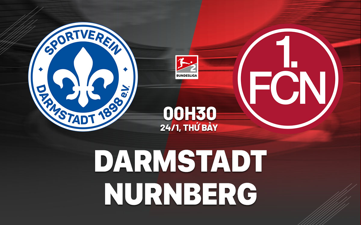 nhan dinh bong da du doan Darmstadt vs Nurnberg hang 2 duc hom nay
