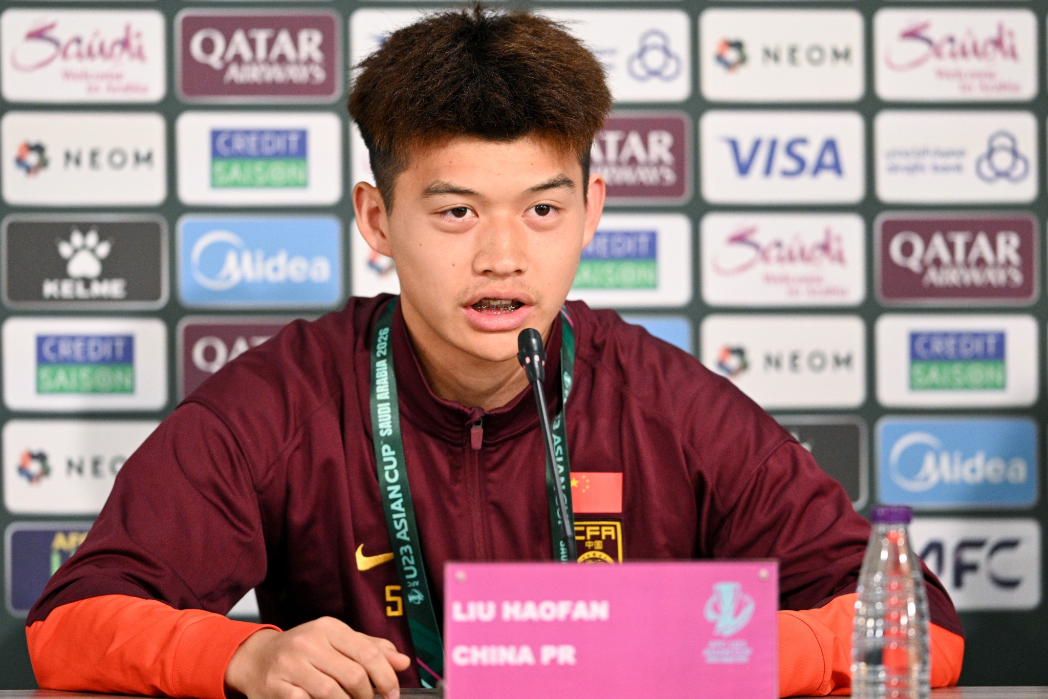 Hau ve Liu Hao Fan cua U23 Trung Quoc