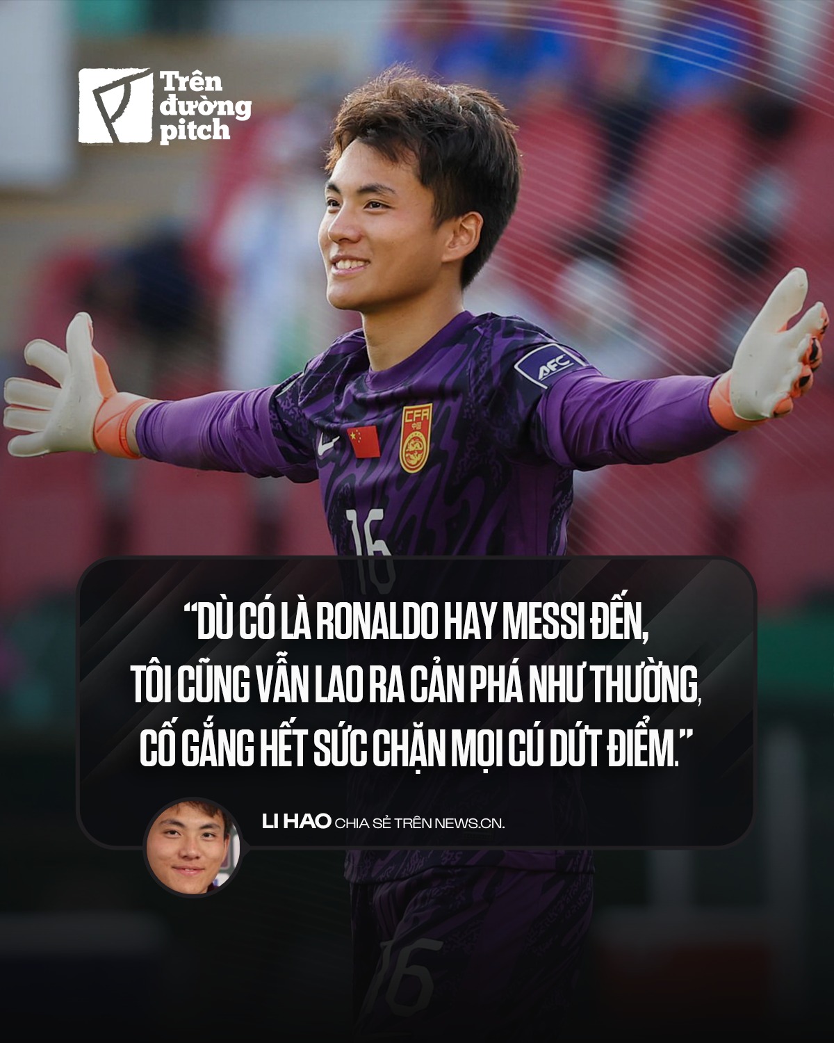 Niềm tin chiến thắng của Li Hao 1