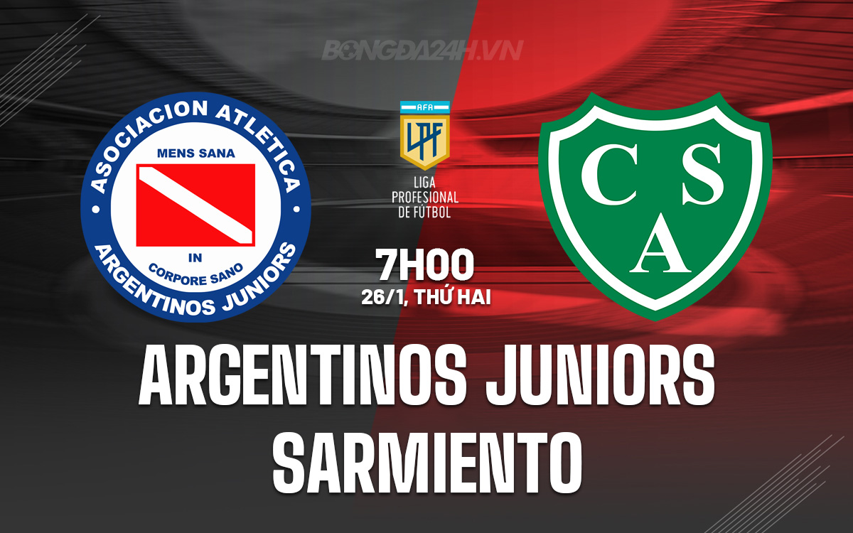 Argentinos Juniors vs Sarmiento