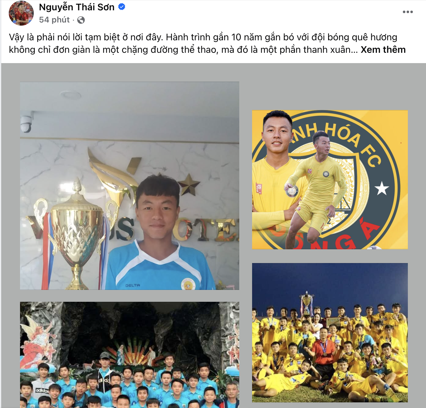 Thái Sơn viết tâm thư chia tay tay Đông Á Thanh Hóa 1 Thái Sơn viết tâm thư chia tay tay Đông Á Thanh Hóa 1