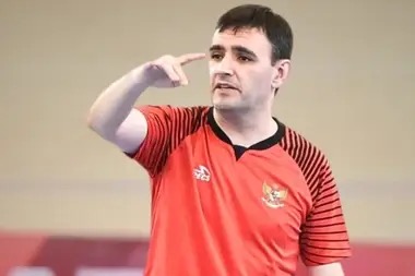 HLV Hector Souto của ĐT futsal Indonesia HLV Hector Souto cua dT futsal Indonesia