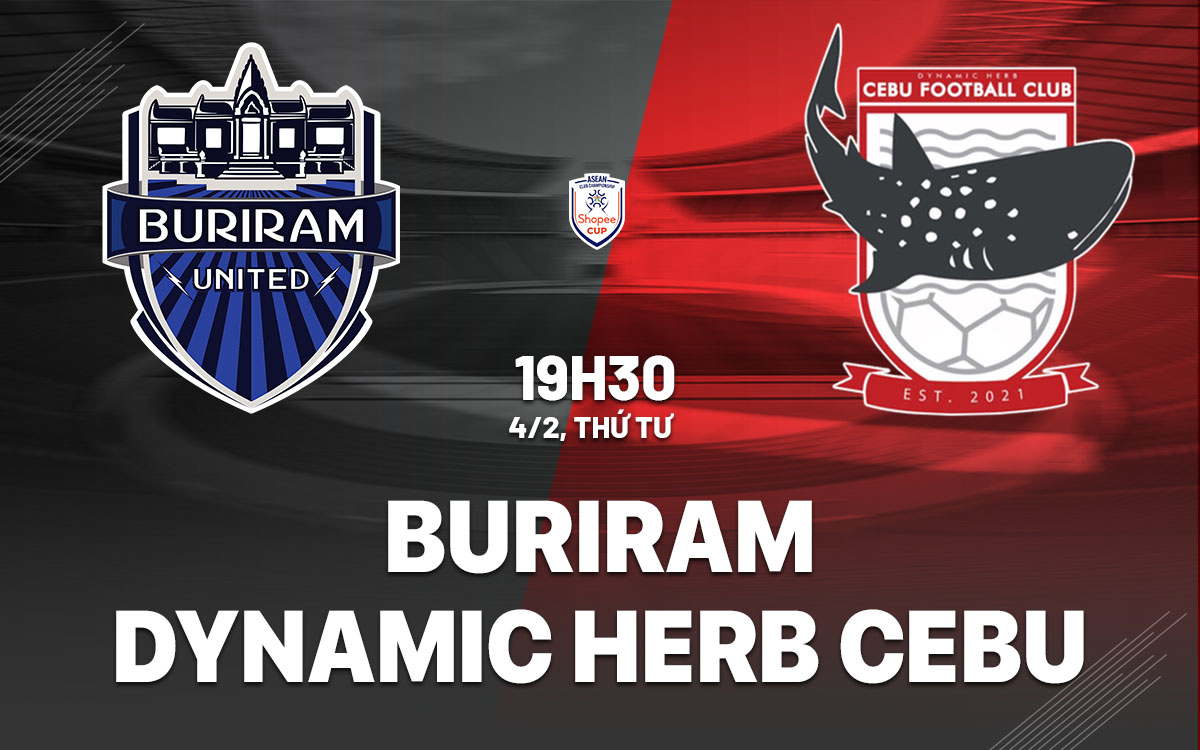 nhan dinh bong da du doan Buriram vs Dynamic Herb Cebu asean club championship hom nay