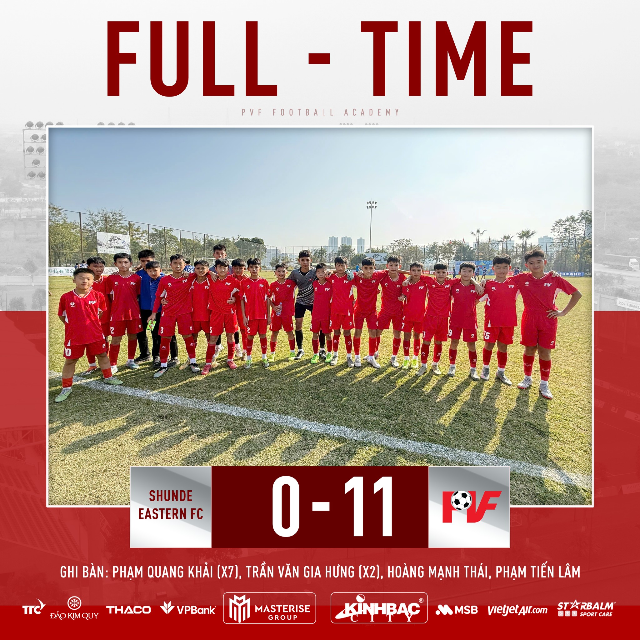 Đội Trung Quốc thua đại diện của Việt Nam đến 11 bàn 1