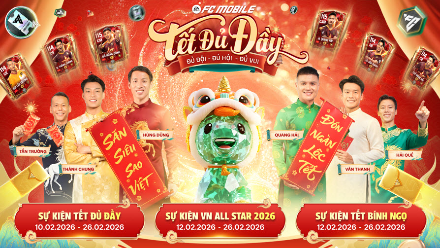 EA SPORTS FC Mobile Việt Nam đón Tết đủ đầy cùng dàn sao Việt 2 EA SPORTS FC Mobile Việt Nam đón Tết đủ đầy cùng dàn sao Việt 2