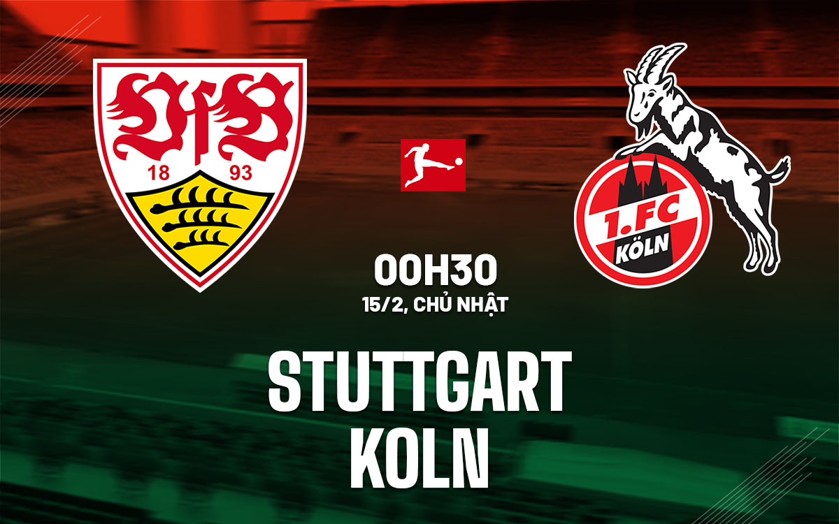 nhan dinh bong da du doan Stuttgart vs Koln vdqg duc bundesliga hom nay