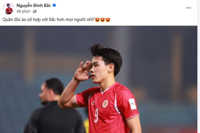 Thông điệp của tiền đạo Đình Bắc 1