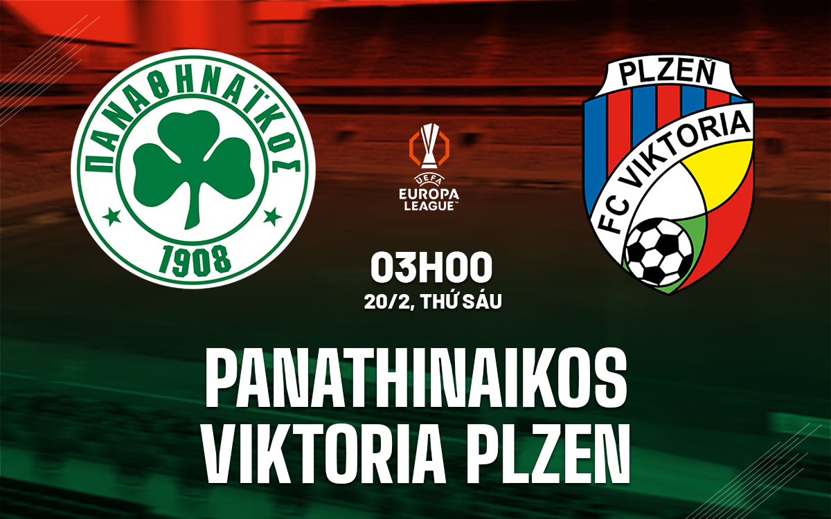 nhan dinh bong da du doan Panathinaikos vs Viktoria Plzen cup c2 chau au europa league hom nay