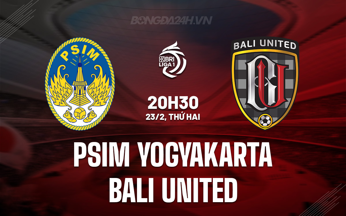 PSIM Yogyakarta vs Bali United PSIM Yogyakarta vs Bali United