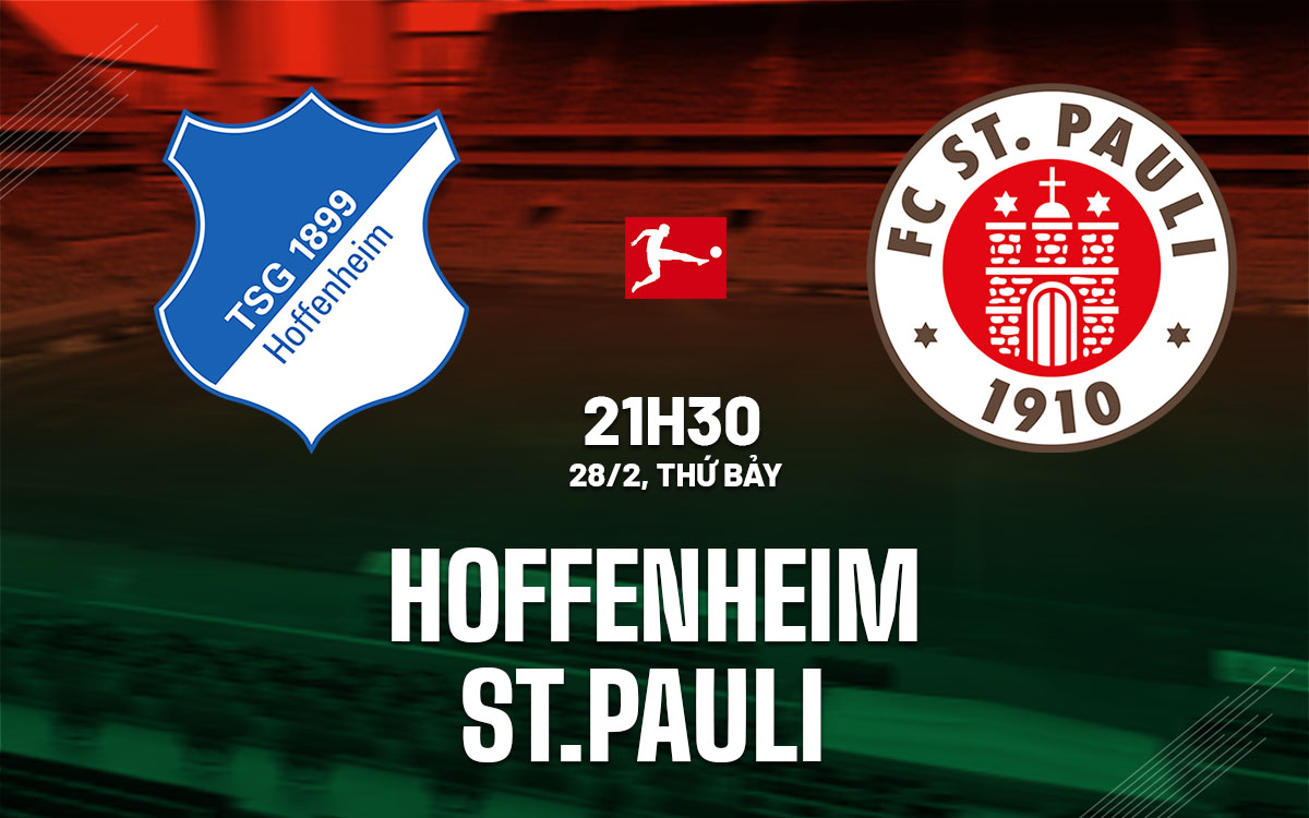 nhan dinh bong da du doan Hoffenheim vs StPauli vdqg duc bundesliga hom nay