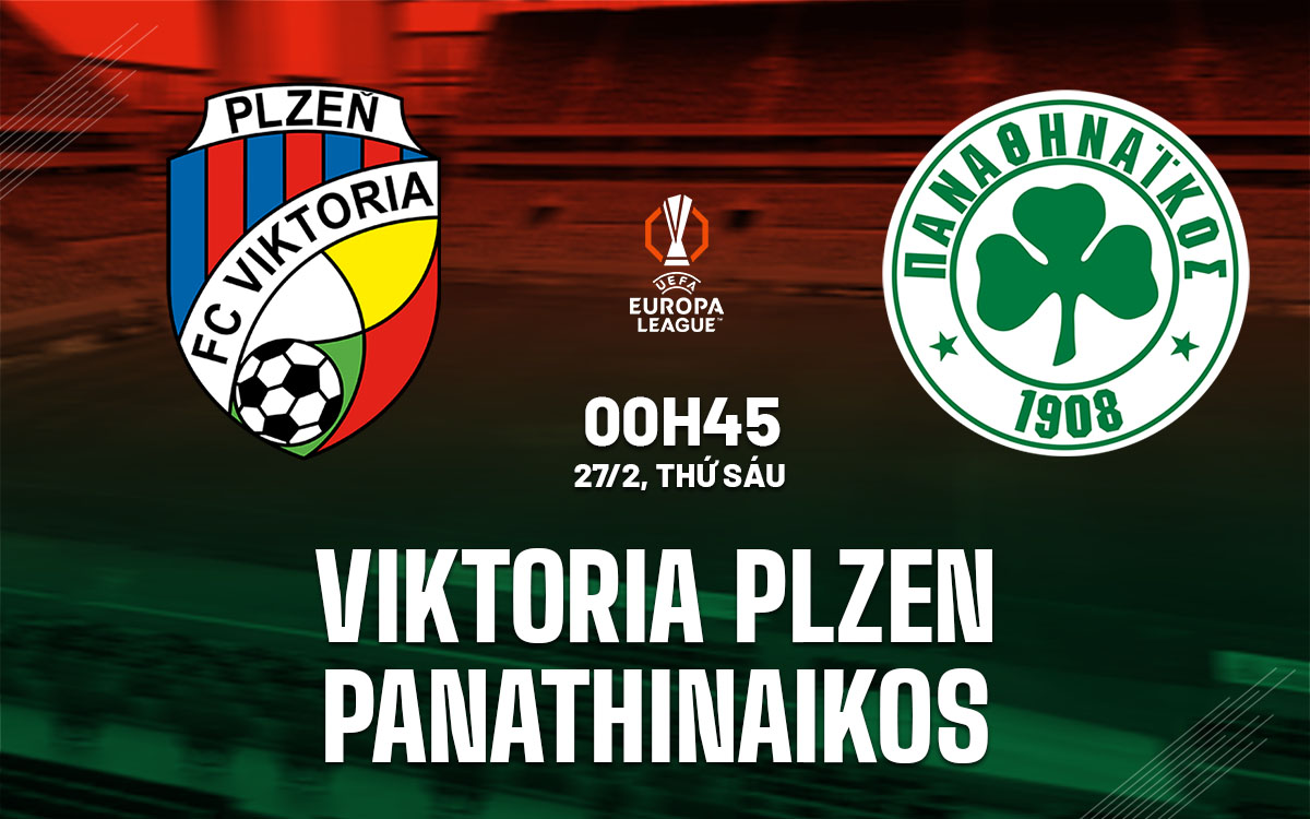 nhan dinh bong da du doan Viktoria Plzen vs Panathinaikos cup c2 chau au europa league hom nay