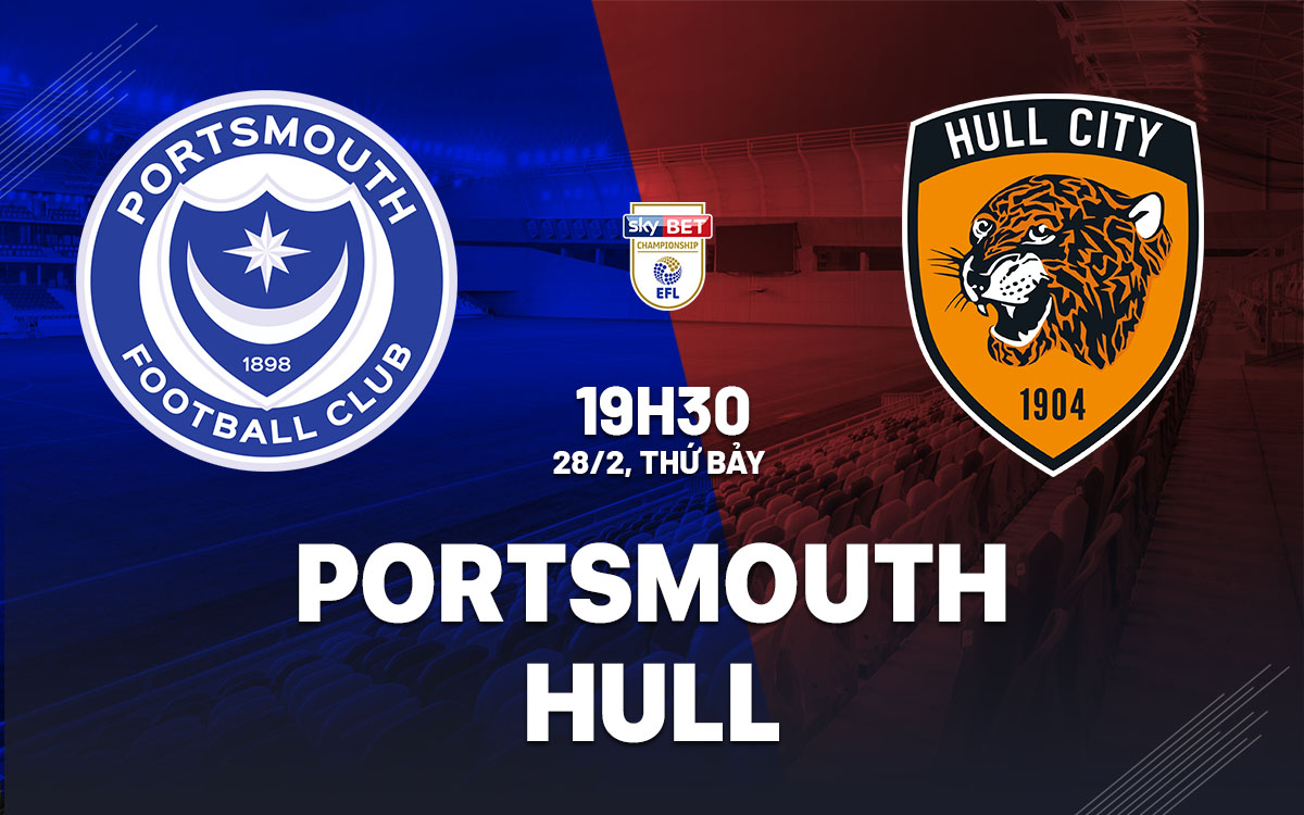 nhan dinh bong da du doan Portsmouth vs Hull hang nhat anh championship hom nay