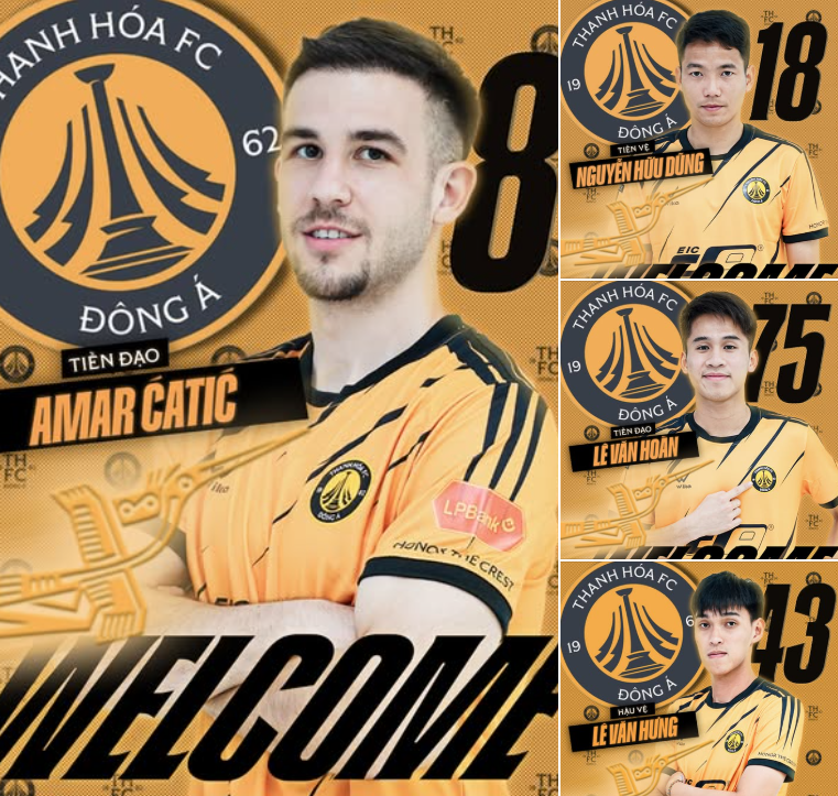 CLB Thanh Hóa được gỡ “án” FIFA, lập tức công bố 4 tân binh 1