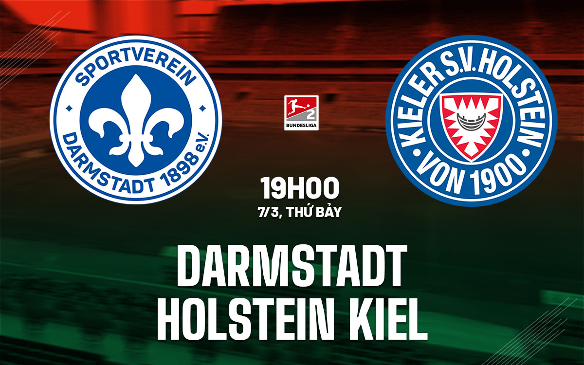 nhan dinh bong da du doan Darmstadt vs Holstein Kiel hang 2 duc hom nay