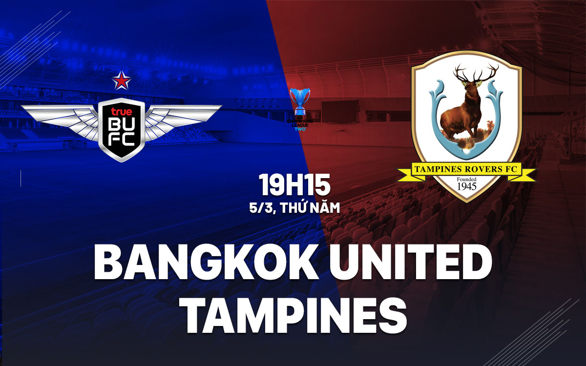nhan dinh bong da du doan Bangkok United vs Tampines afc champions league two hom nay