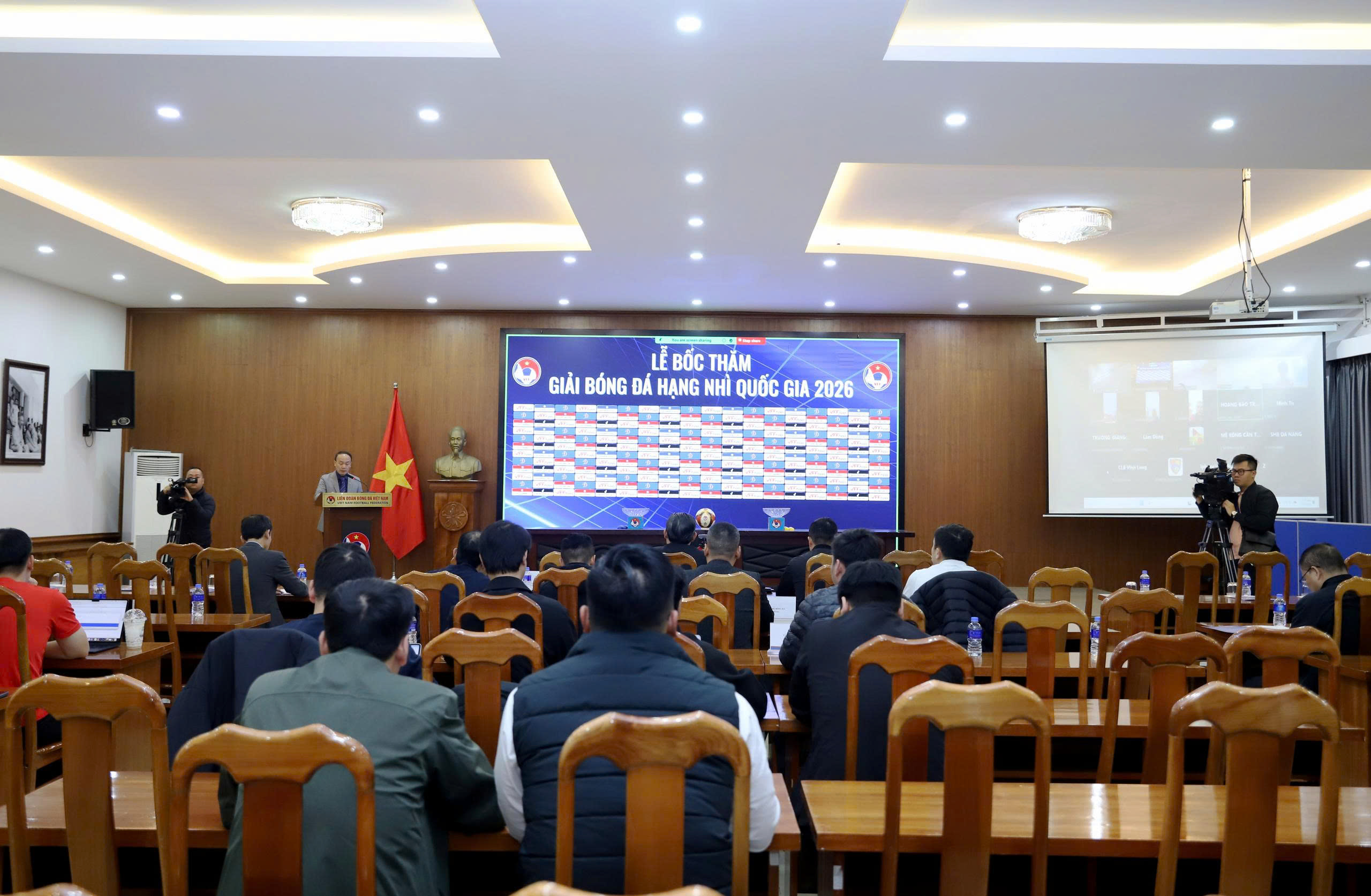 Bốc thăm xếp lịch thi đấu Giải hạng Nhì quốc gia 2026 1