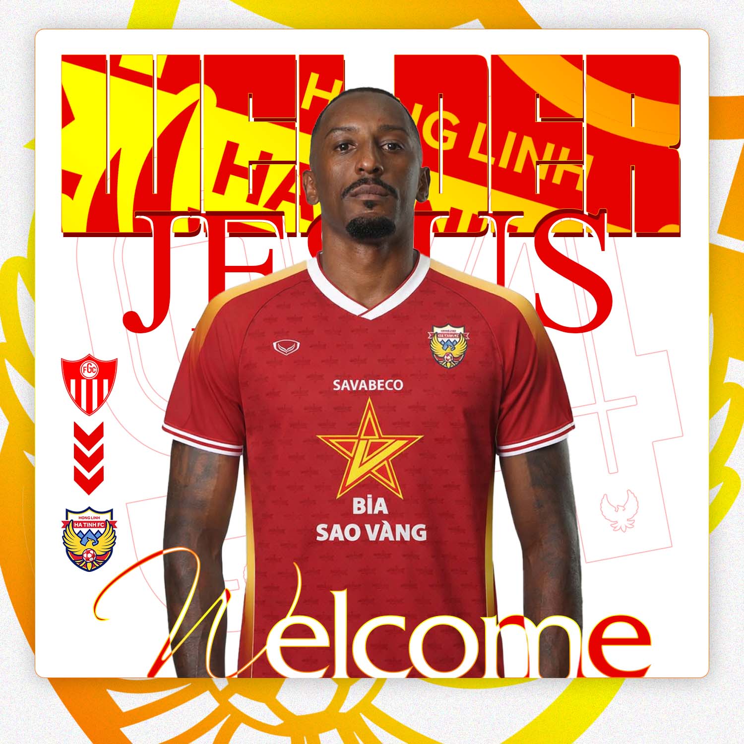 Welder de Jesus Costa gia nhap CLB Hong Linh Ha Tinh