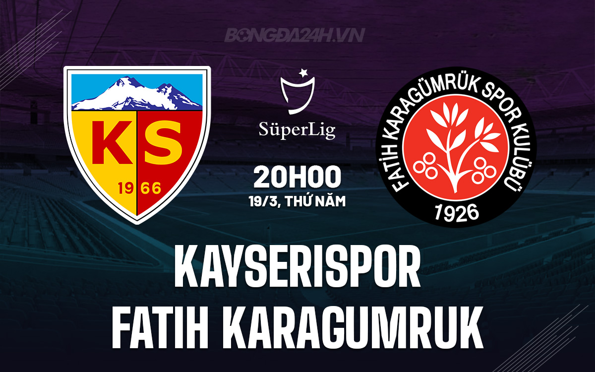 Kayserispor vs Fatih Karagumruk