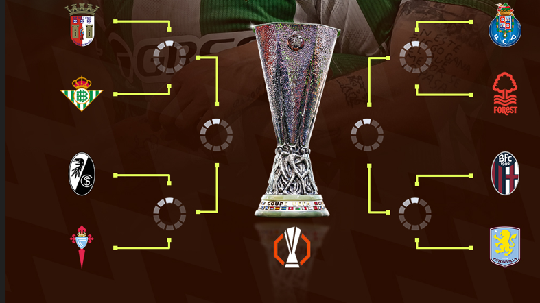 Xac dinh 4 cap dau tu ket Europa League 2025/26