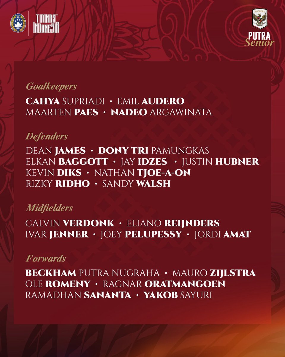 ĐT Indonesia gọi lực lượng mạnh cho giải đấu mới 2