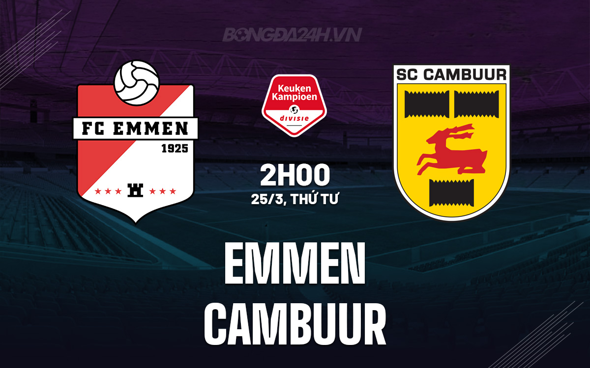Emmen vs Cambuur