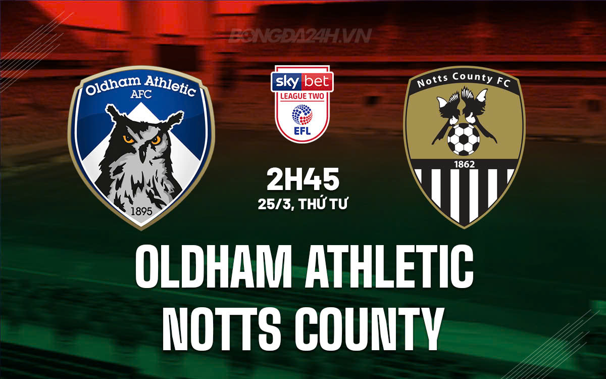 Oldham Athletic vs Notts County