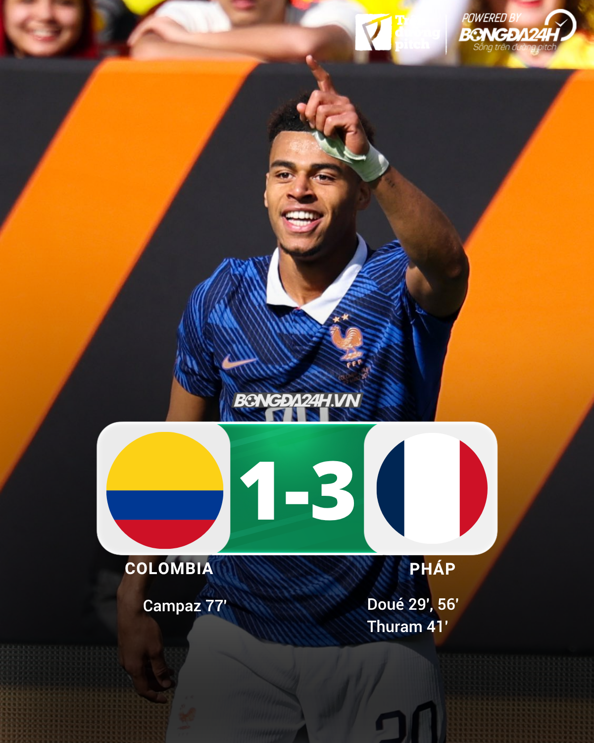 Pháp thắng thuyết phục Colombia Đơn giản là “out trình”! 1 Pháp thắng thuyết phục Colombia Đơn giản là “out trình”! 1