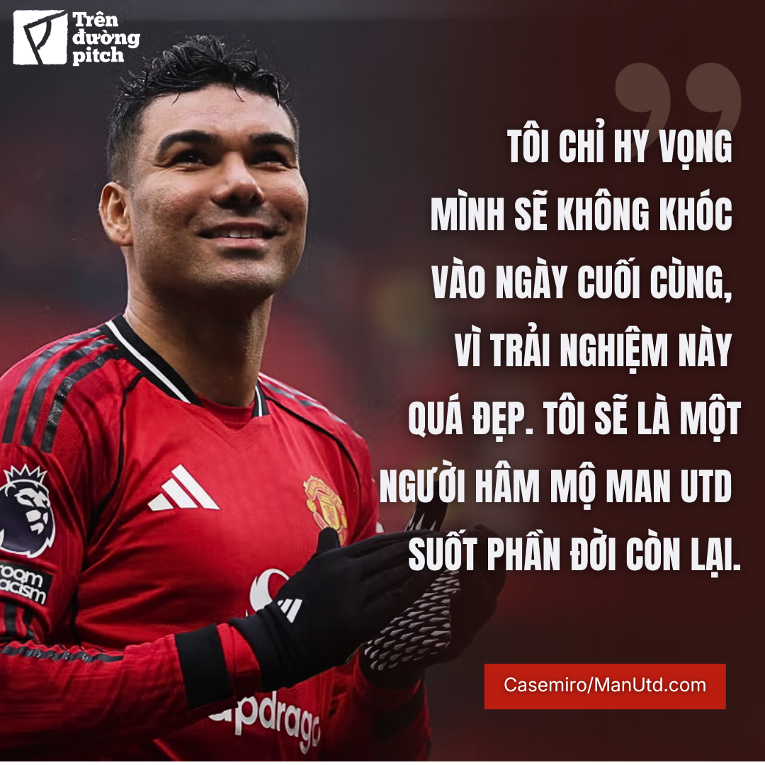 Casemiro lo sợ sẽ không kìm được nước mắt trong ngày chia tay MU 1